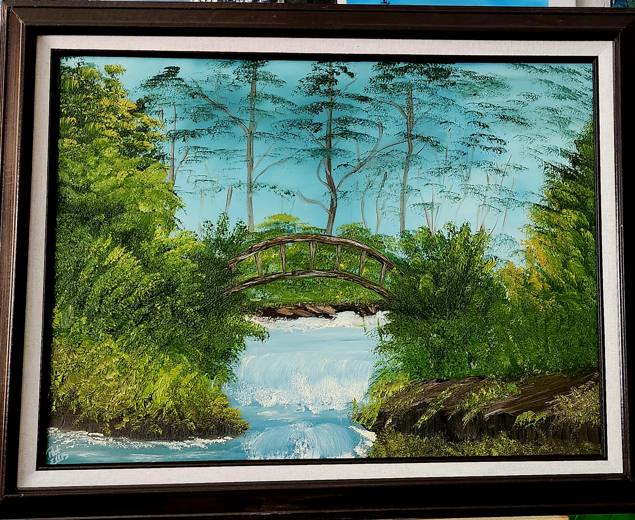 Foot Bridge in the Woods